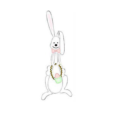 BK Dies 2x3 Animal Bunny
