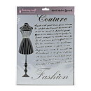 Dress My Craft Stencil A4 - Couture Fashion