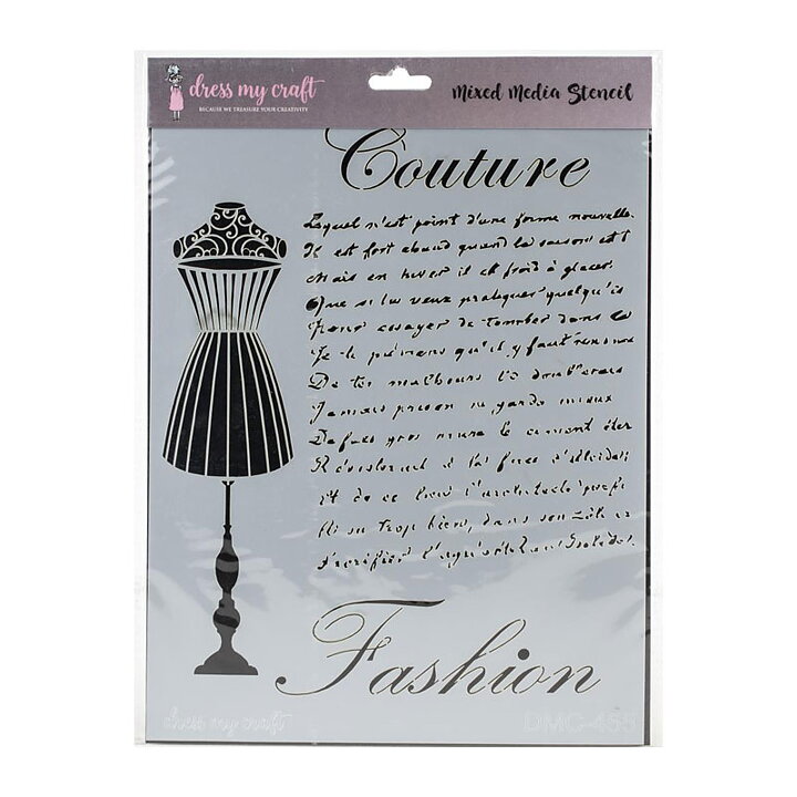 Dress My Craft Stencil A4 - Couture Fashion