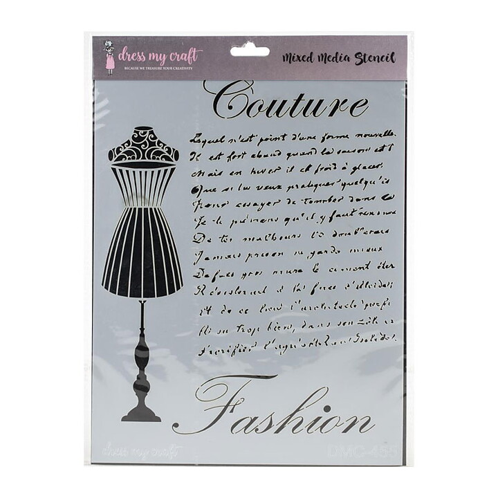 Dress My Craft Stencil A4 - Couture Fashion