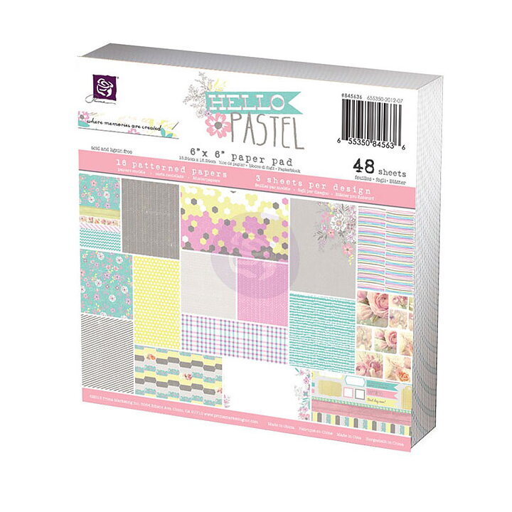 Prima Paper Pad - Hello Pastel