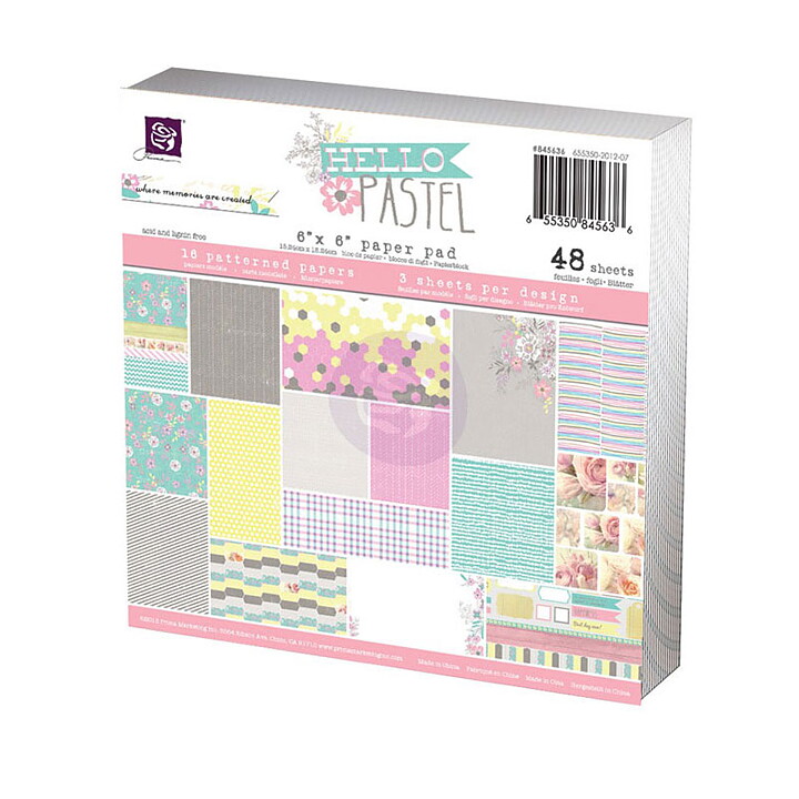 Prima Paper Pad - Hello Pastel