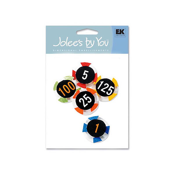 EK Success Stickers Jolee's By You Mini - Casino Chips