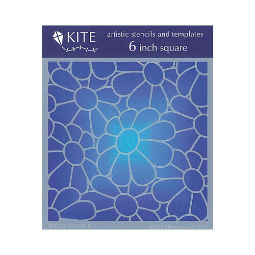 Judikins Kite Stencil 6" Square - Daisymania