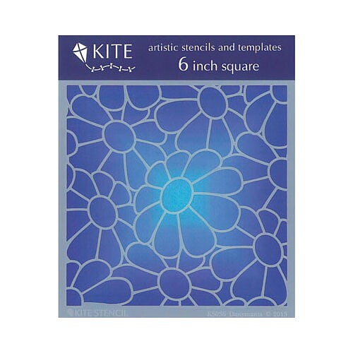 Judikins Kite Stencil 6" Square - Daisymania