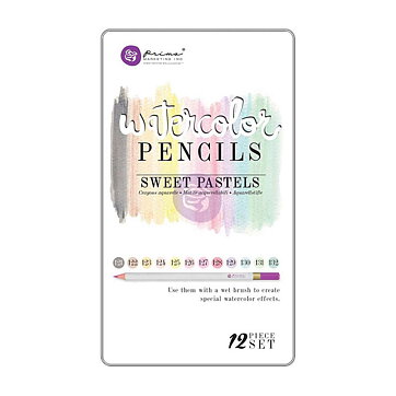 Prima Mixed Media Watercolor Pencils - Sweet Pastels
