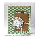 Technique Tuesday Clear Stamps - Coffee Break Seal