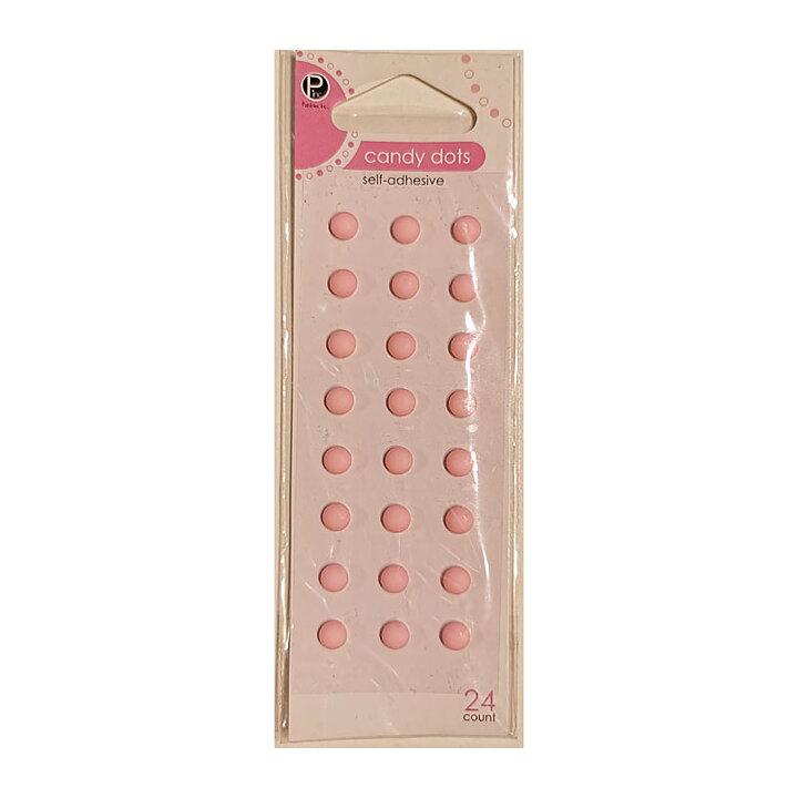 Pebbles Inc Candy Dots - Baby Pink