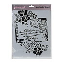 Dress My Craft Stencil A4 - Carte Postal