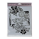 Dress My Craft Stencil A4 - Carte Postal