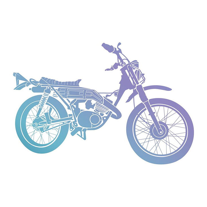 Couture Creations Mini Clear Stamps - Men's Stamps Motorcycle
