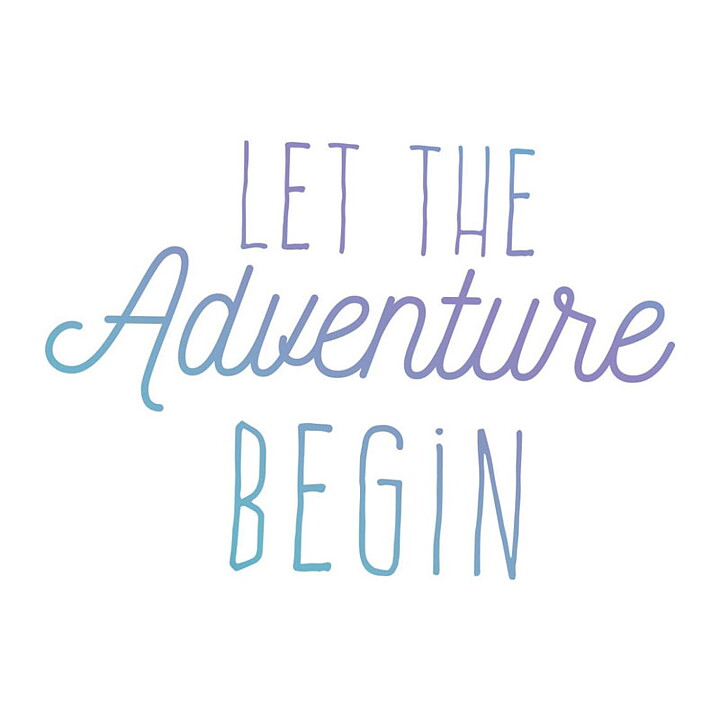 Couture Creations Mini Clear Stamps - Men's Stamps Let The Adventure