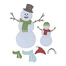 Lifestyle Crafts Cookie Cutter Dies - Snowman Kit DC0017