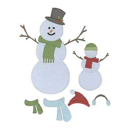 Lifestyle Crafts Cookie Cutter Dies - Snowman Kit DC0017