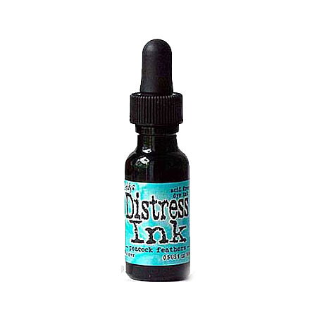 Tim Holtz Distress Ink Refill SPRING - Peacock Feathers