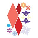 Provo Craft Cuttlebug Die A2 - Harlequin 37-1626