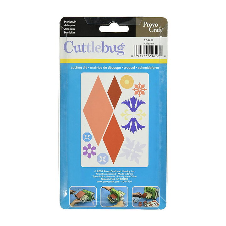 Provo Craft Cuttlebug Die A2 - Harlequin 37-1626