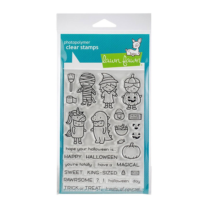 Lawn Fawn Clear Stamps 4"X6" - Costume Party