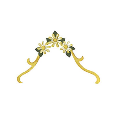 BK Dies 3x3 Flourish Corner Daisy