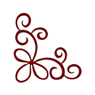 BK Dies 3x3 Flourish Corner Scroll Large