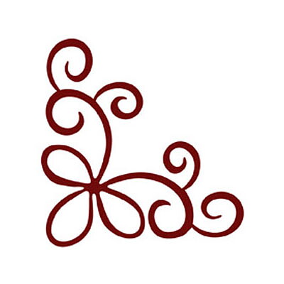 BK Dies 3x3 Flourish Corner Scroll Large