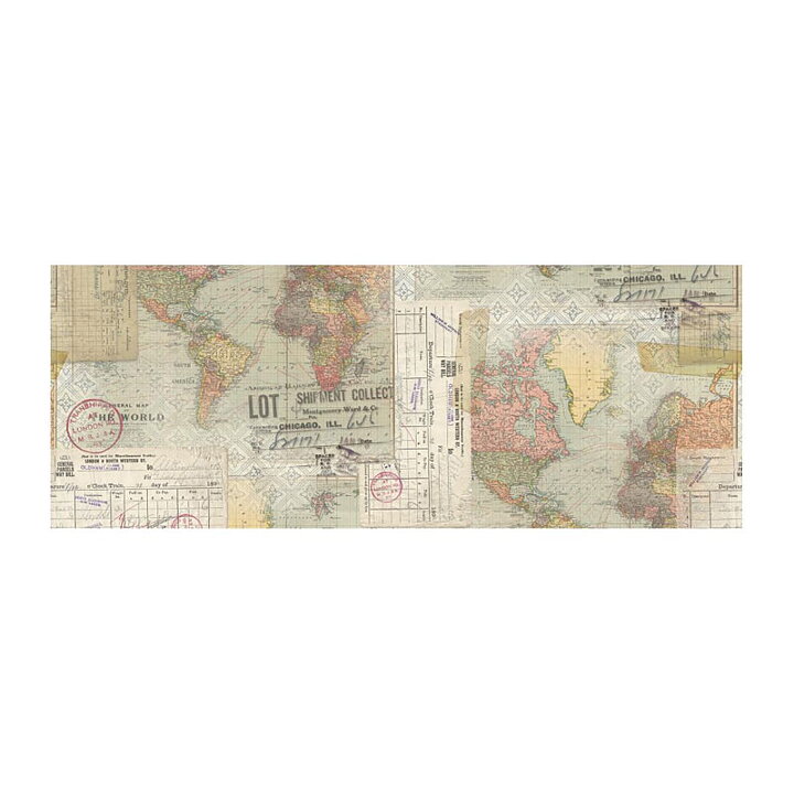 Tim Holtz Idea-Ology Collage Paper - Travel