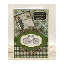 Couture Creations Clear Stamps - Gentlemans Emporium Bicycle