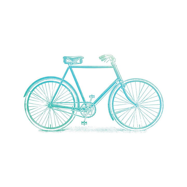 Couture Creations Clear Stamps - Gentlemans Emporium Bicycle