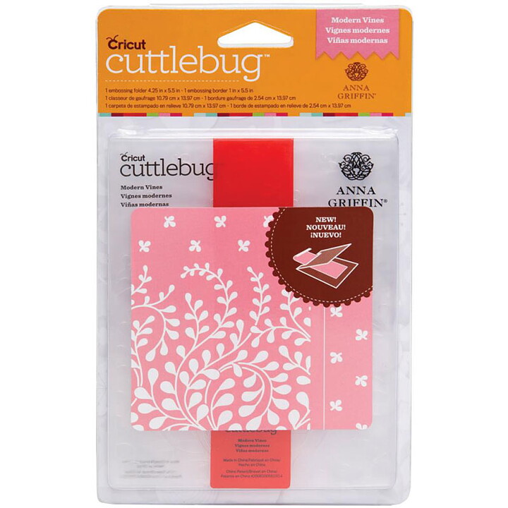 Provo Craft Cuttlebug Embossing Folder/border set A2 - Modern Vines