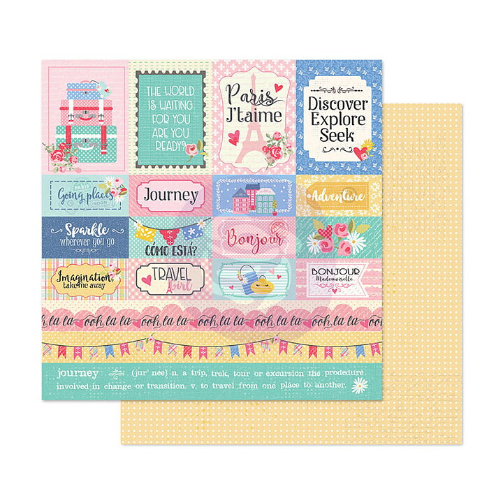 Prima Paper Pad - Traveling Girl