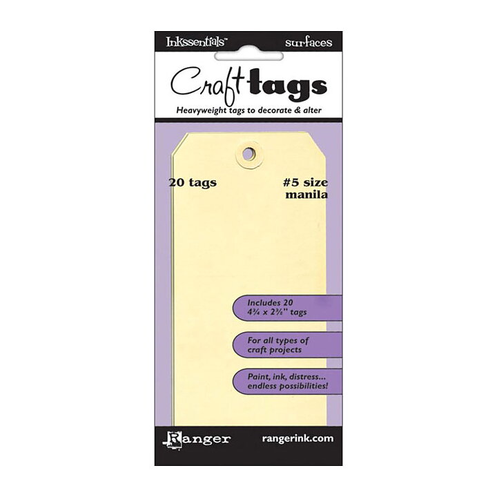 Ranger Inkssentials - Tags Manila Medium