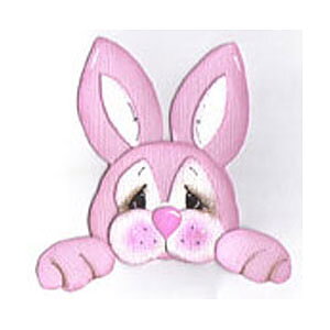 BK Dies 3x3 Animal Bunny Peeker
