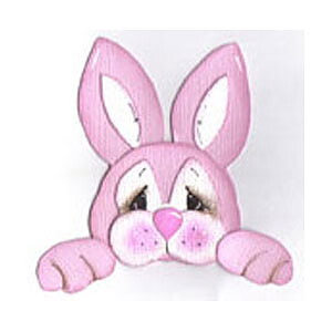 BK Dies 3x3 Animal Bunny Peeker