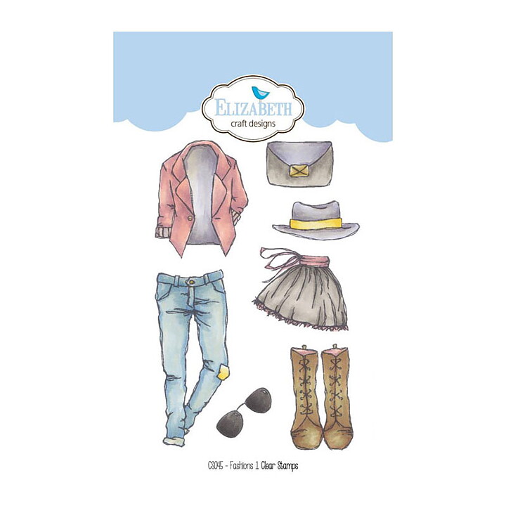 Elisabeth Craft Designs Clear Stamps - Fashions 1