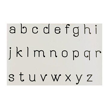 Quickutz Dies Alphabet Set Mini - Raindrop