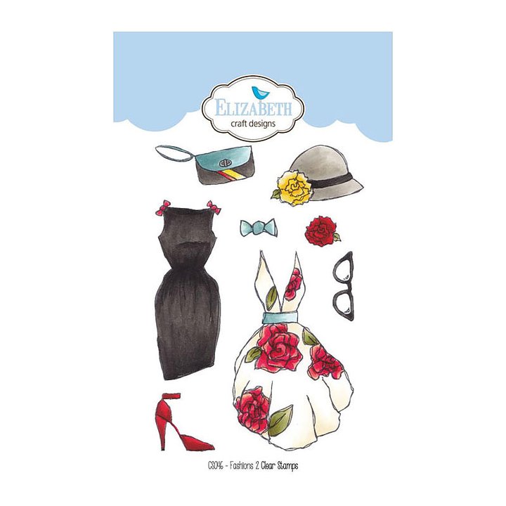 Elisabeth Craft Designs Clear Stamps - Fashions 2