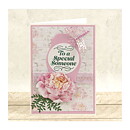 Couture Creations Mini Clear Stamps - Peaceful Peonies To A Special Someone