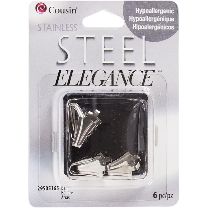 Cousin Stainless Steel Elegance - Bails 8x16 mm
