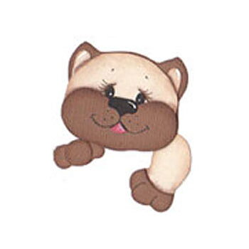 BK Dies 2x3 Animal Doggy Peeker
