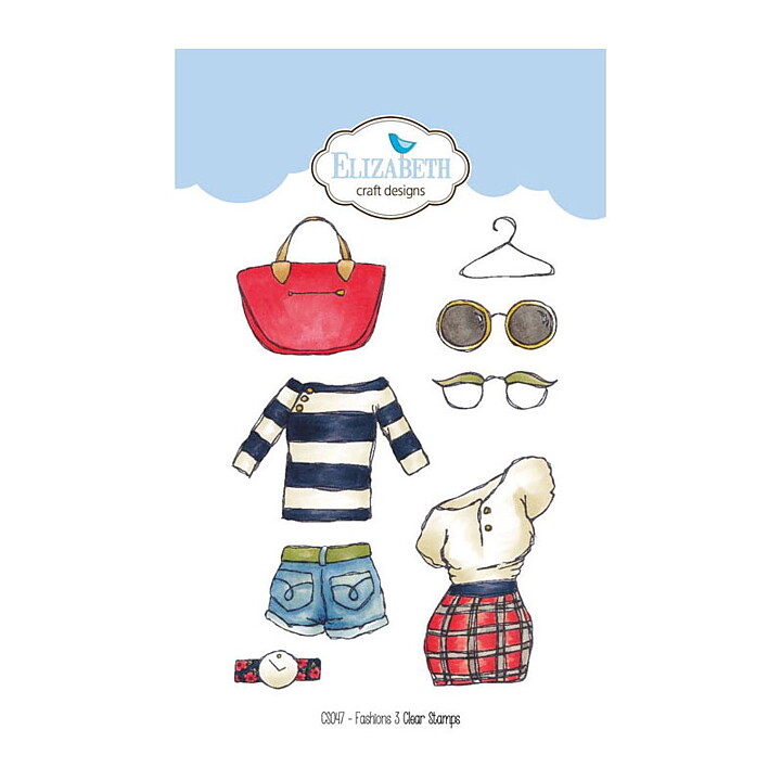 Elisabeth Craft Designs Clear Stamps - Fashions 3