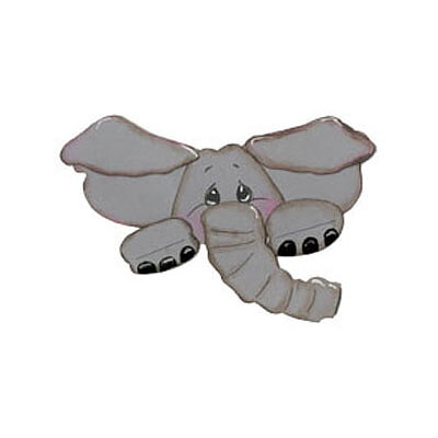 BK Dies 3x3 Animal Elephant Peeker