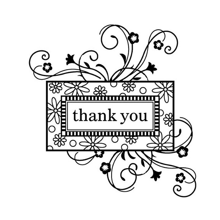 Inkadinkado Clear Stamps Mini - Thank You Frame