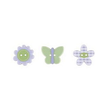 Making Memories Buttons - Kids Emma Butterflies