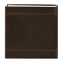Pioneer 8x8 Embroidered Scroll Leatherette Photo Album - Brown
