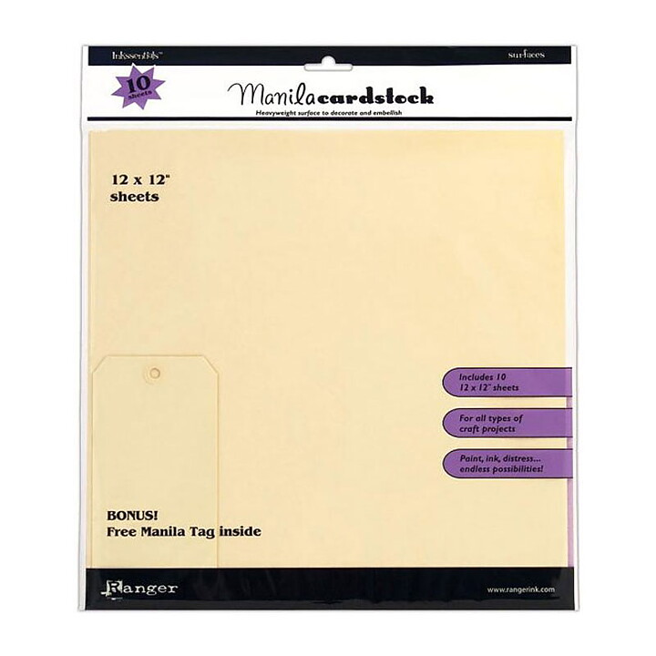 Ranger Inkssentials Cardstock - Manila 12x12