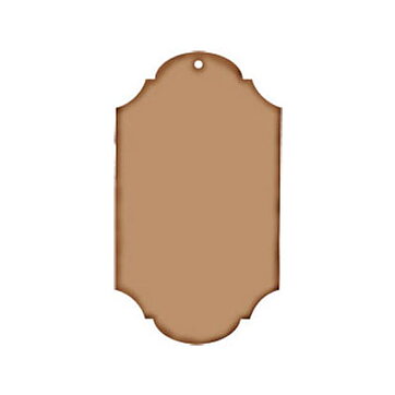 BK Dies 3x4 Basic Shapes Tag Vintage
