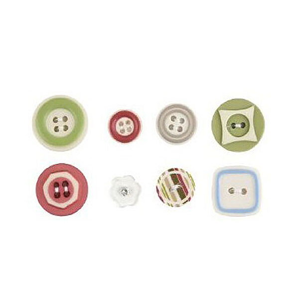 Making Memories Buttons - Vintage Hip Paisley