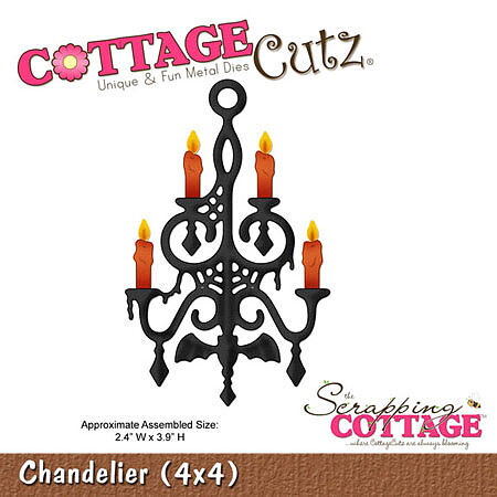 Cottage Cutz Dies 4x4 Halloween Chandelier