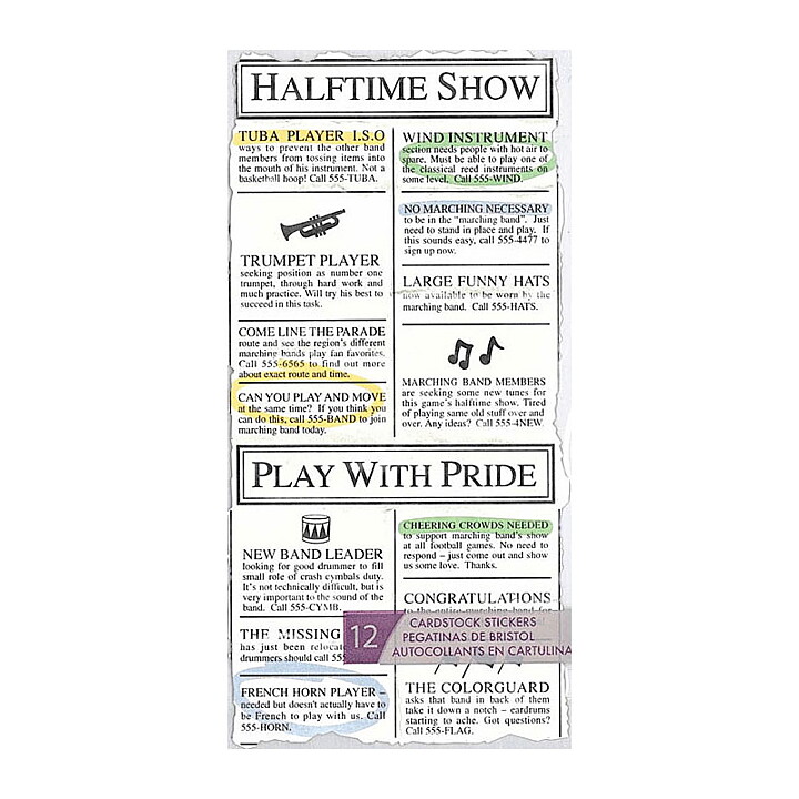 EK Success Sticko Stickers - Classifieds Marching Band