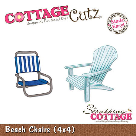 Cottage Cutz Dies 4x4 Vacation Beach Chairs